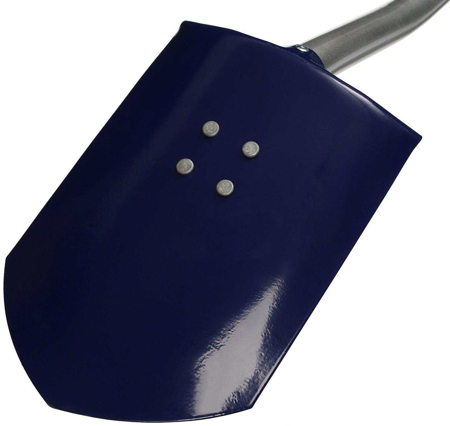 Лопата универсальная, острая, L = 122 см, алюминиевый черенок, с ручкой, «Форсаж»