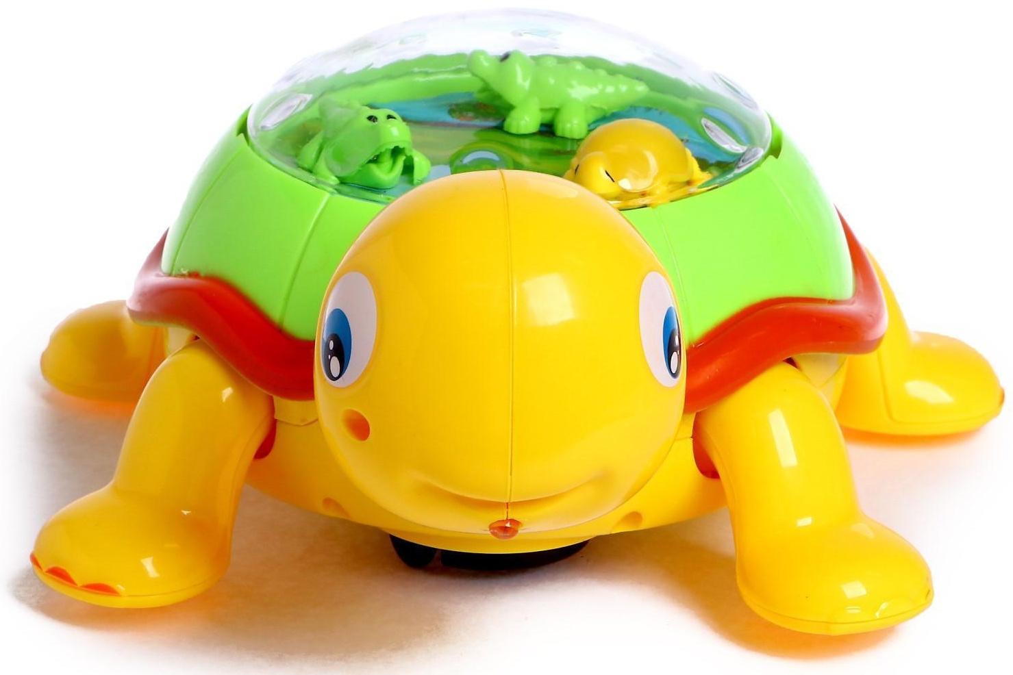 Игрушка музыкальная «Черепашка», ездит, световые и звуковые эффекты