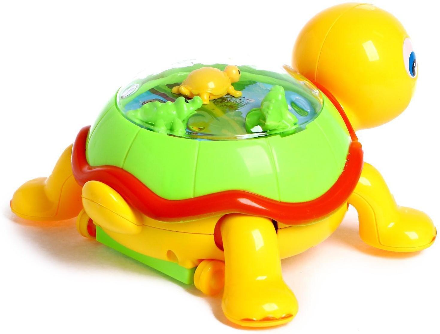 Игрушка музыкальная «Черепашка», ездит, световые и звуковые эффекты