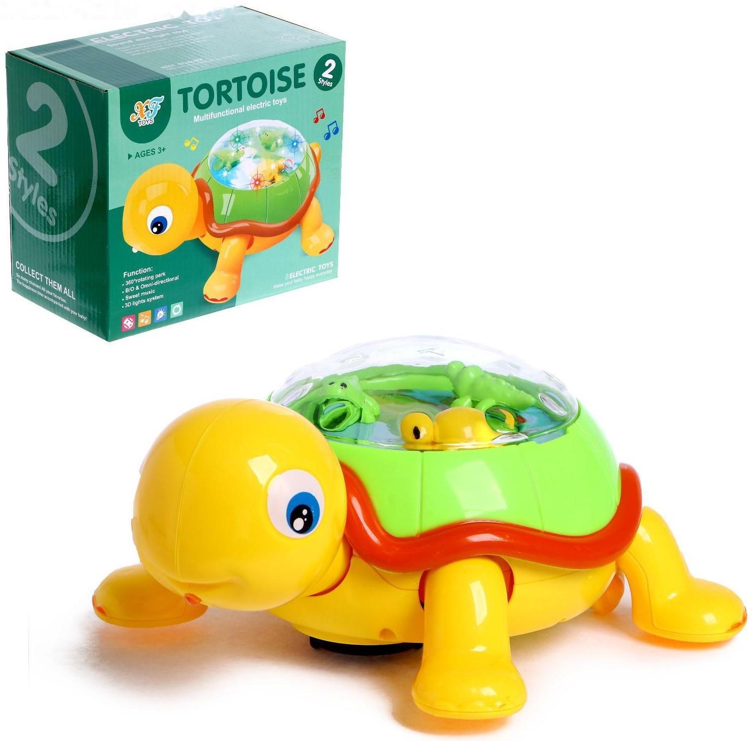 Игрушка музыкальная «Черепашка», ездит, световые и звуковые эффекты