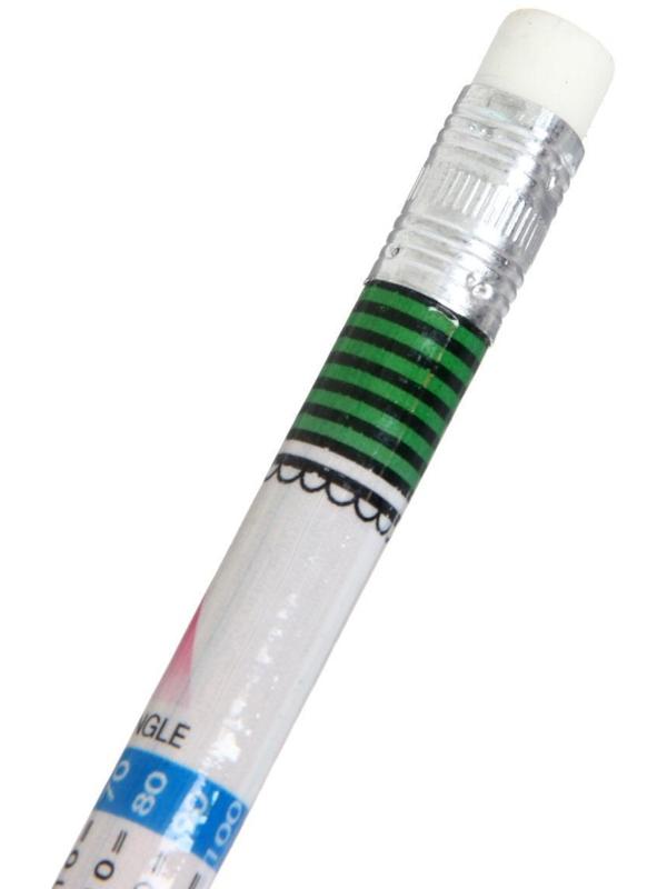 Карандаш чёрнографитный с ластиком 