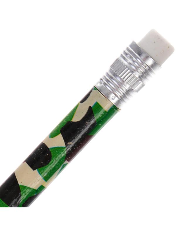 Карандаш чёрнографитный с ластиком 