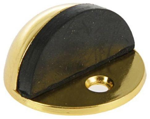 Упор дверной U103GP, d=42 мм, h=23 мм, цвет золото