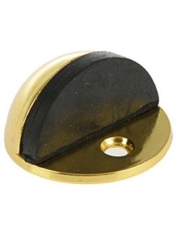 Упор дверной U103GP, d=42 мм, h=23 мм, цвет золото