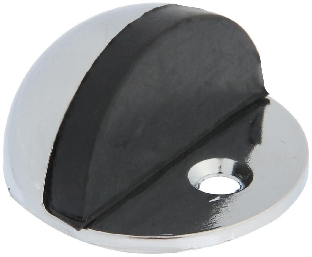 Упор дверной U103CP, d=42 мм, h=23 мм, цвет хром