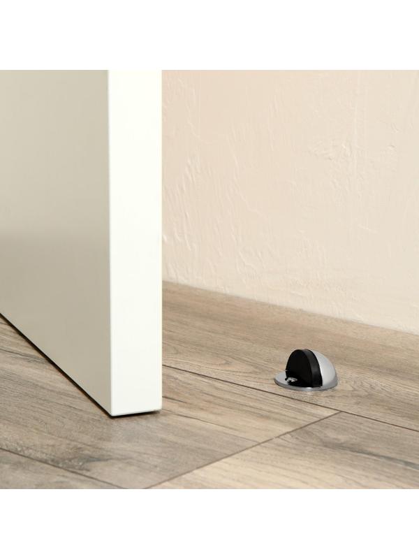 Упор дверной U103CP, d=42 мм, h=23 мм, цвет хром