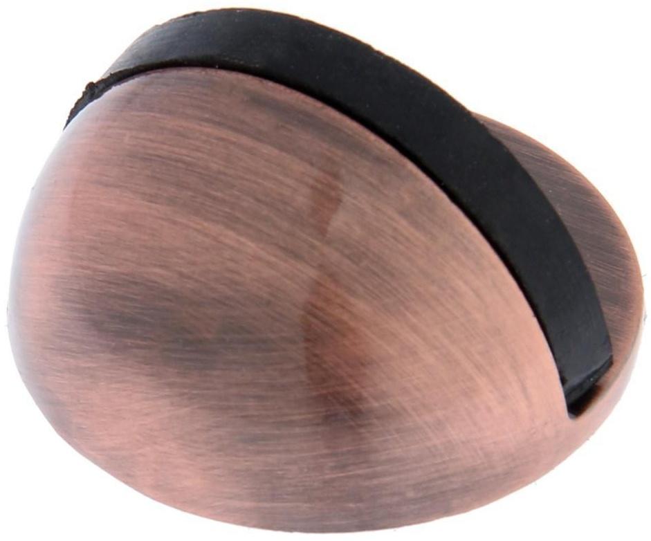 Упор дверной U103AС, d=42 мм, h=23 мм, цвет медь