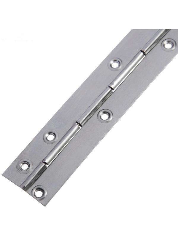 Петля рояльная, 250 мм, без покрытия, 100 шт