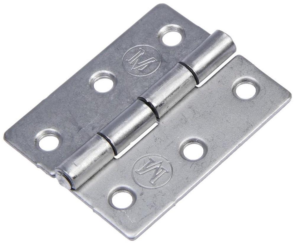 Петля карточная, 50 х 40 мм, без покрытия