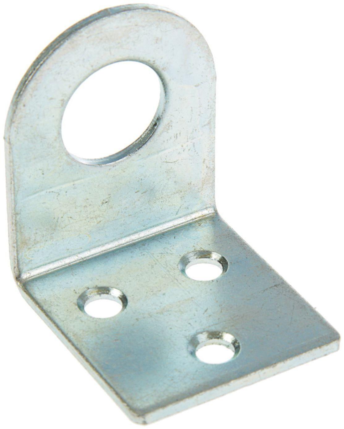 Пробой-ушко, 40 х 90 мм, гнутое, оцинкованное