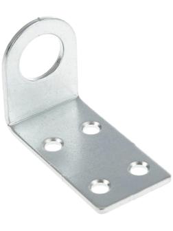 Пробой-ушко, 30 х 40 мм, гнутое, оцинкованное