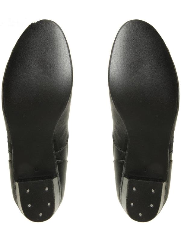 Туфли народные женские, длина по стельке 18,5 см, цвет чёрный