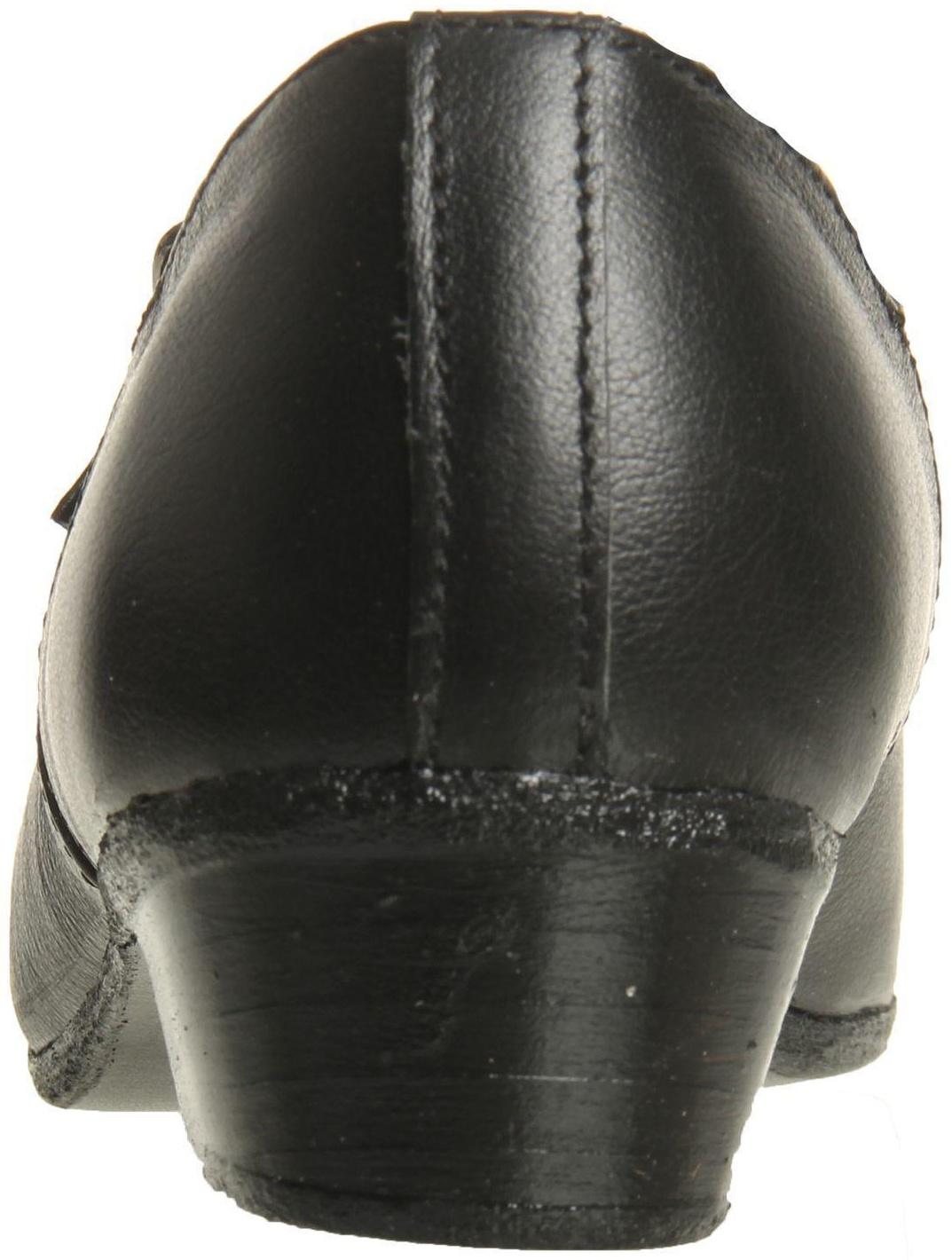 Туфли народные женские, длина по стельке 22 см, цвет чёрный