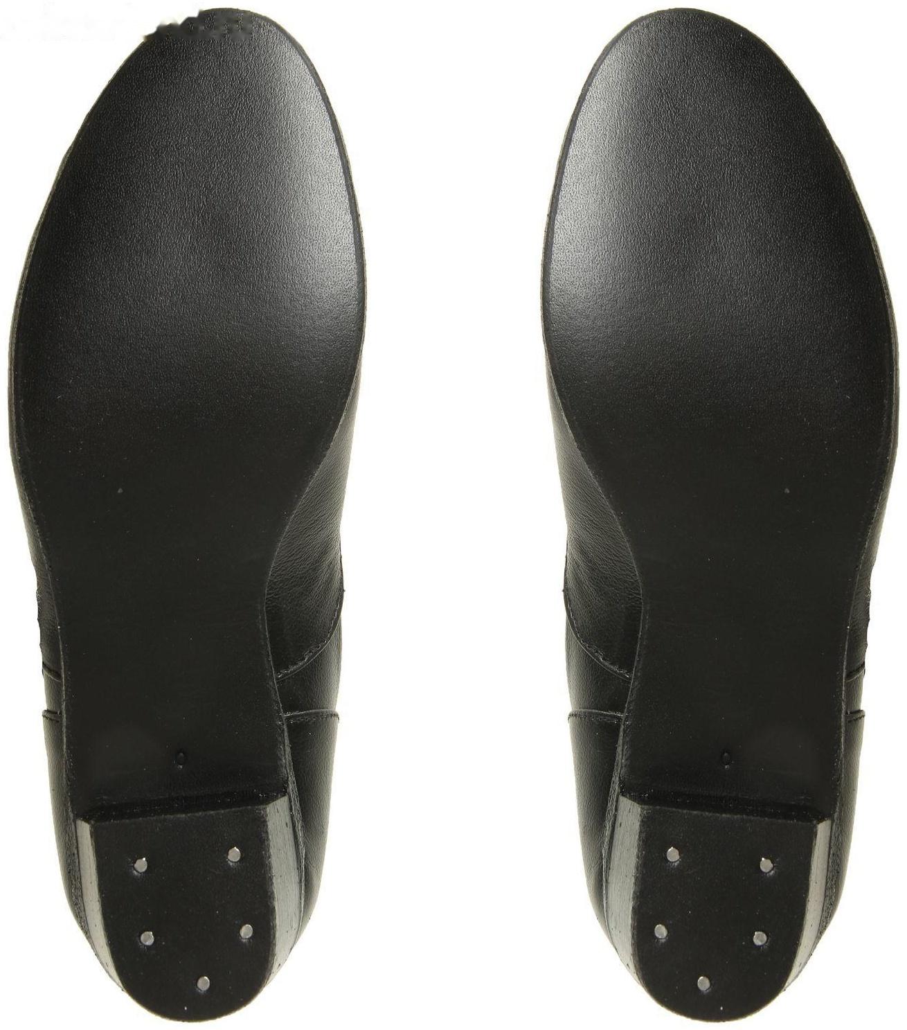 Туфли народные женские, длина по стельке 22,5 см, цвет чёрный