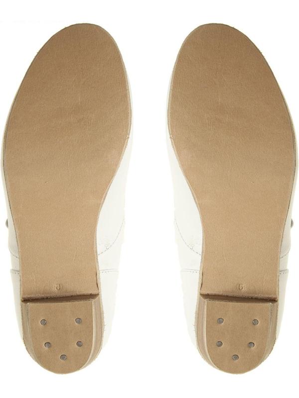 Туфли народные женские, длина по стельке 20,5 см, цвет белый