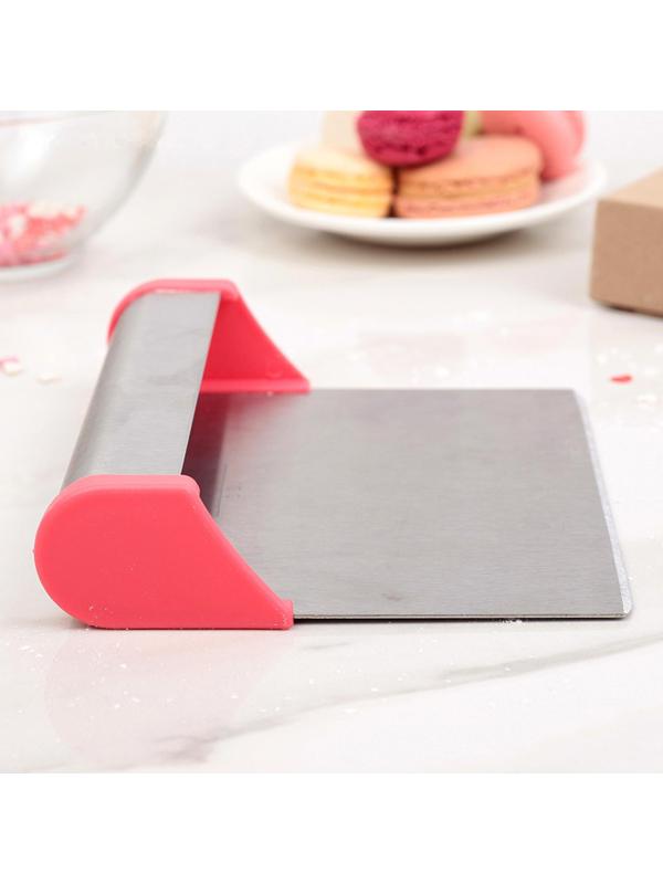 Шпатель кондитерский с размерной линейкой, 15,6×13,5 см, цвет МИКС