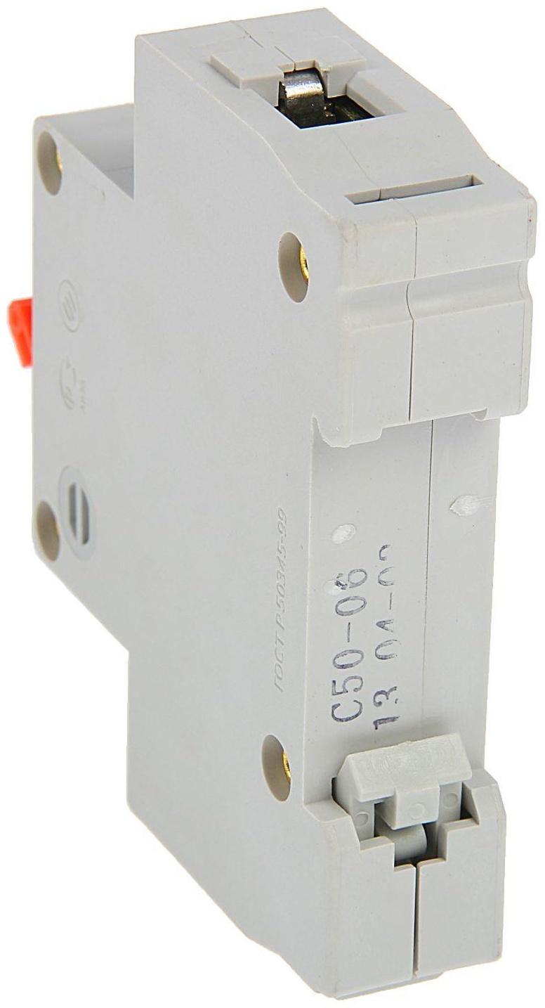 Выключатель автоматический TDM ВА47-63, 1п, 50 А, 4.5 кА