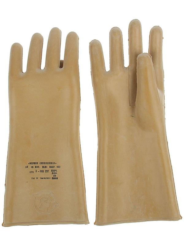 Перчатки диэлектрические TDM, штанцованные