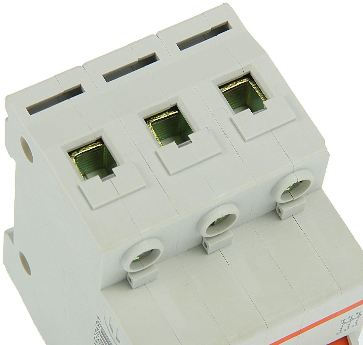 Выключатель автоматический TDM ВА47-63, 3п, 32 А, 4.5 кА