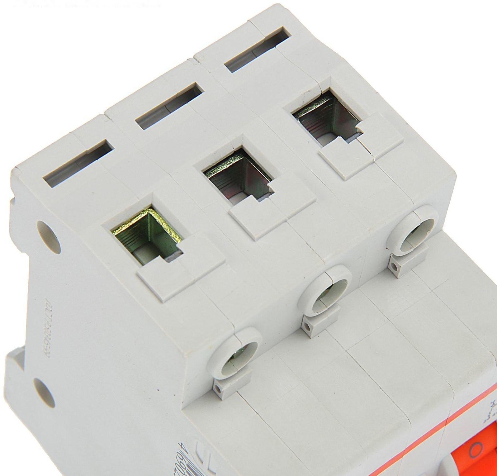 Выключатель автоматический TDM ВА47-63, 3п, 63 А, 4.5 кА