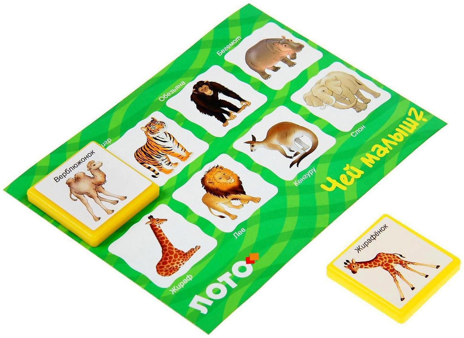 Лото «Чей малыш?»