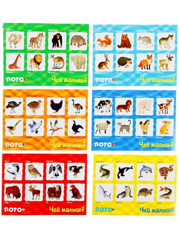 Лото «Чей малыш?»