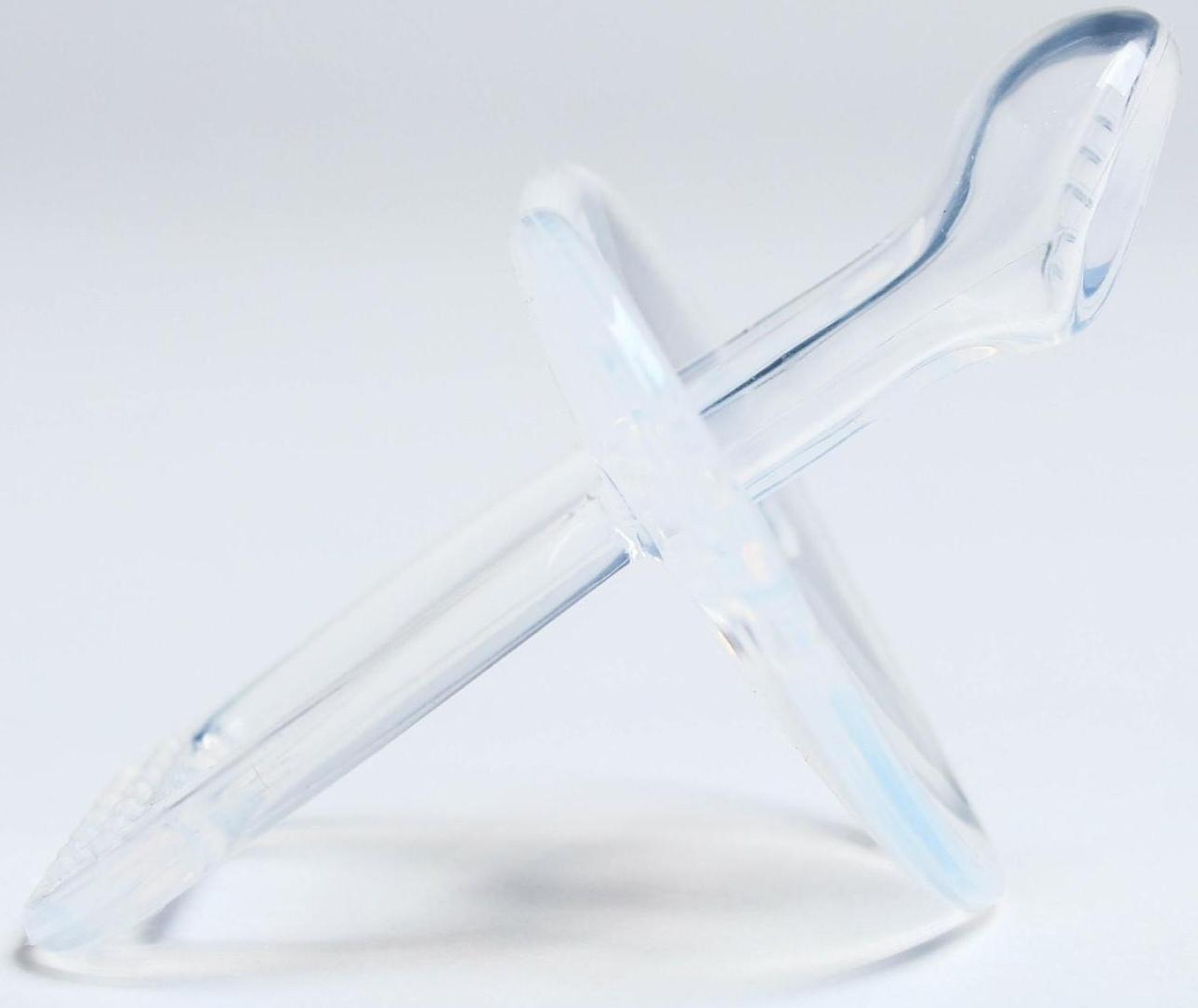 Пустышка цельносиликоновая ортодонтическая, от 0 мес.