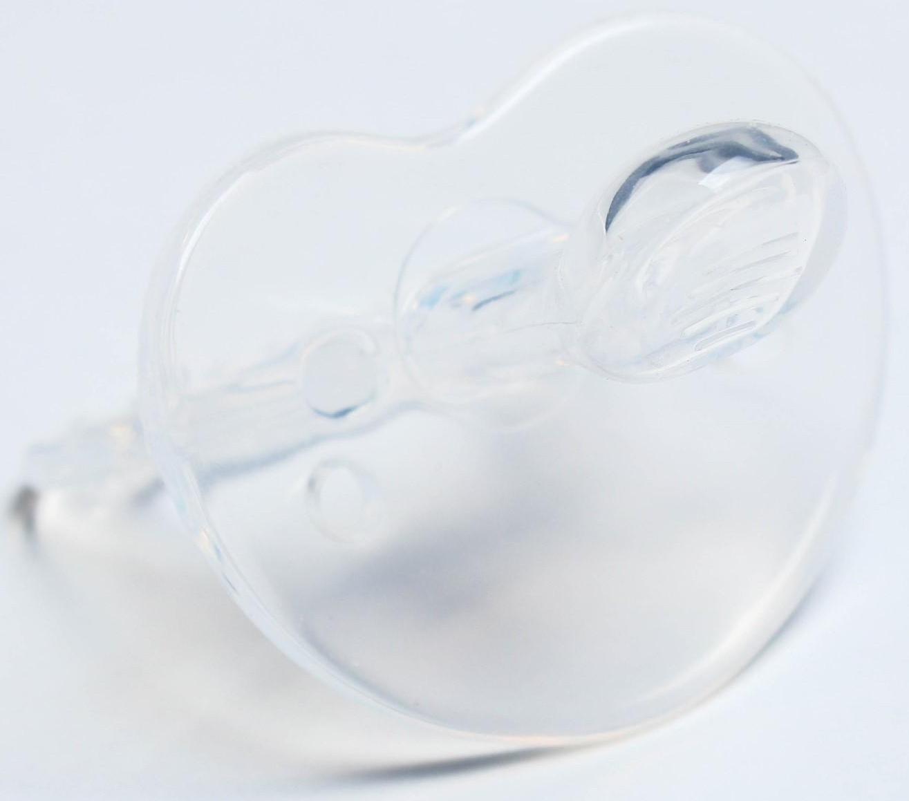 Пустышка цельносиликоновая ортодонтическая, от 0 мес.