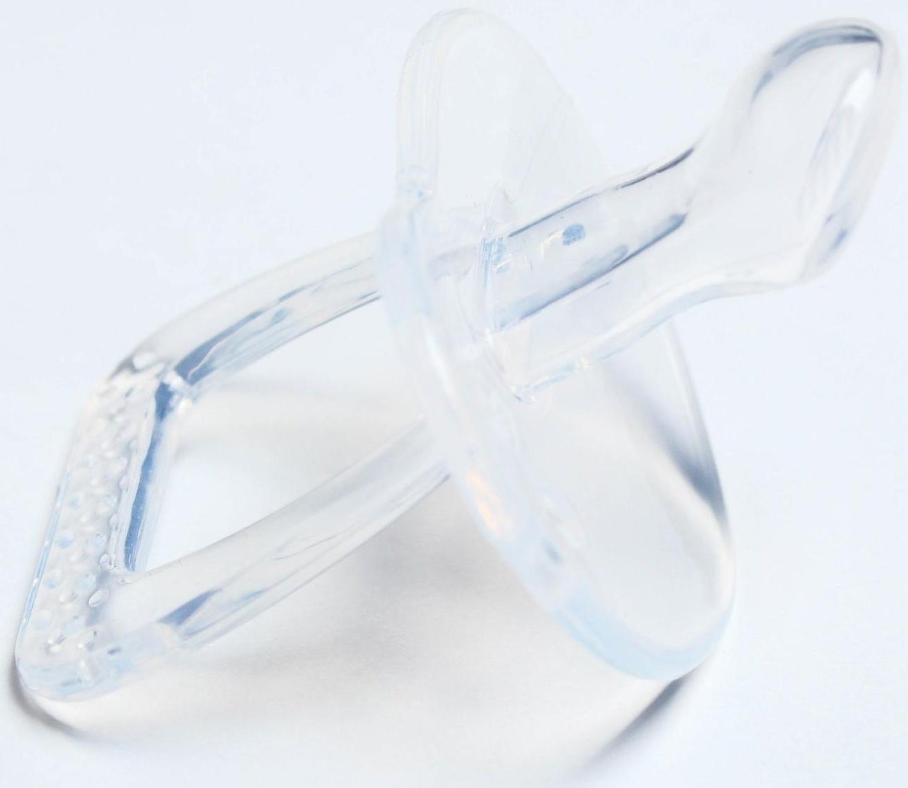 Пустышка цельносиликоновая ортодонтическая, от 0 мес.