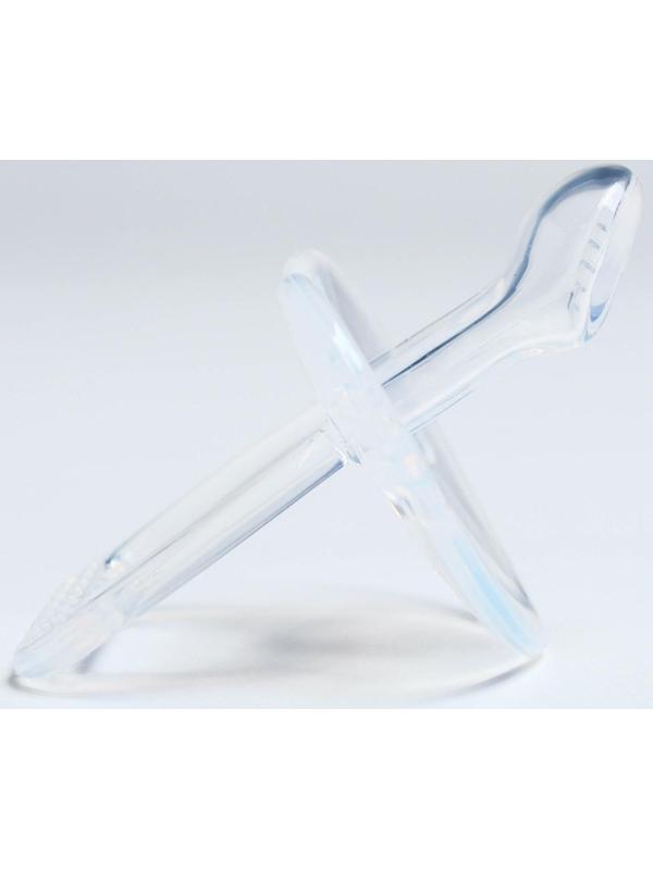 Пустышка цельносиликоновая ортодонтическая, от 0 мес.