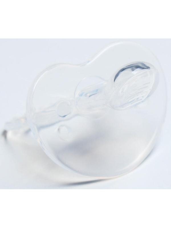 Пустышка цельносиликоновая ортодонтическая, от 0 мес.