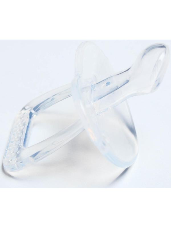 Пустышка цельносиликоновая ортодонтическая, от 0 мес.