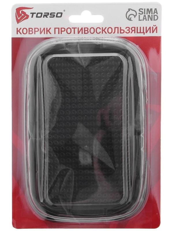 Коврик противоскользящий TORSO, 15×10×1.5, черный