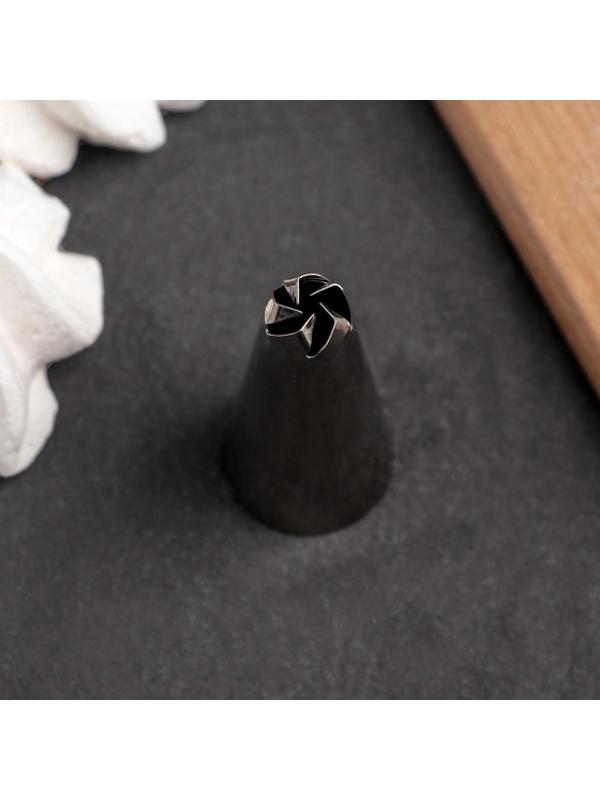 Насадка кондитерская «Закрытая роза», d=2,2 см, выход 1 см, нержавеющая сталь