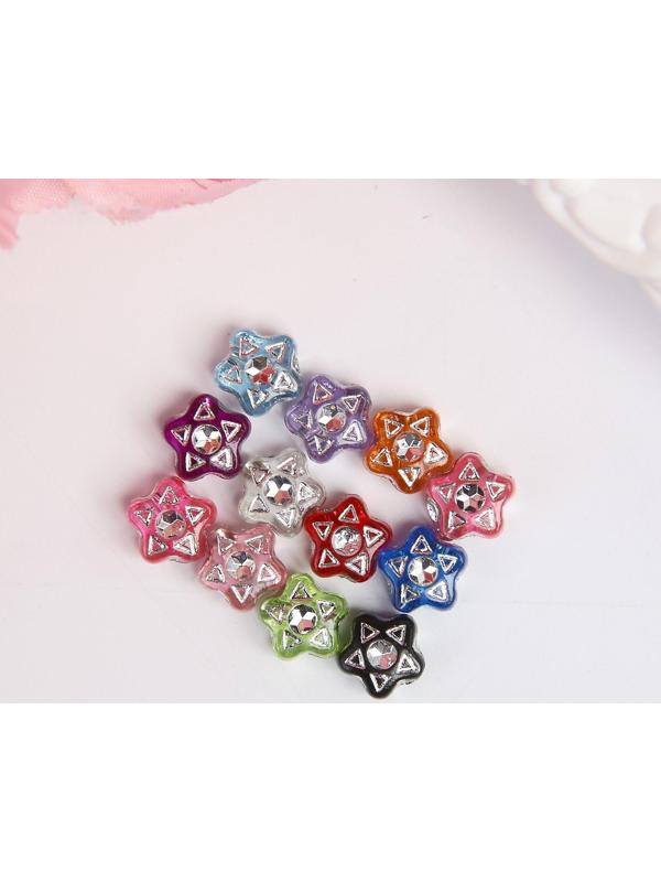 Набор бусин для творчества пластик 