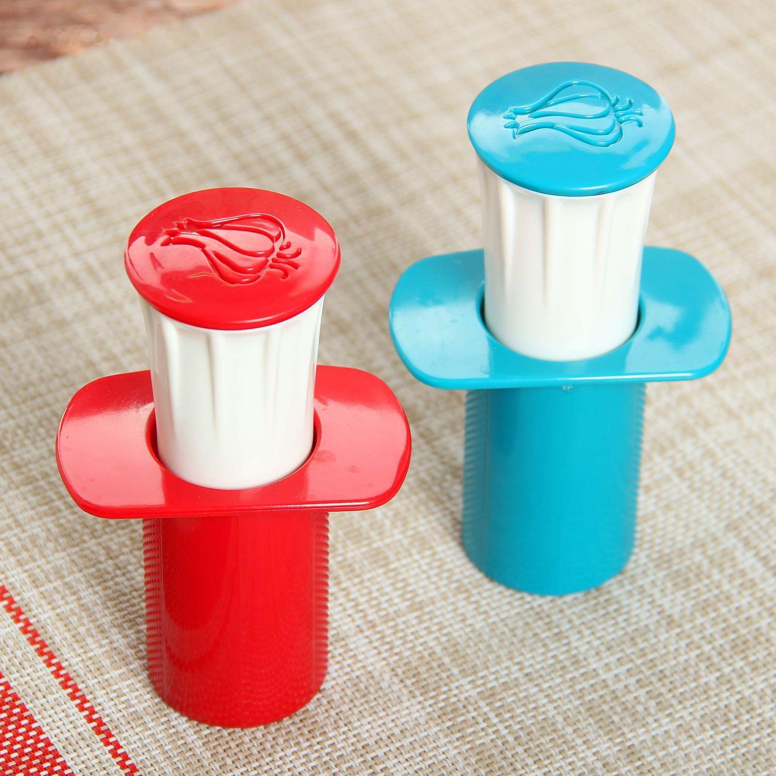 Пресс для чеснока Доляна «Конус», 11 см, цвет МИКС