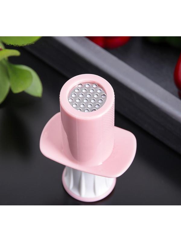 Пресс для чеснока Доляна «Конус», 11 см, цвет МИКС