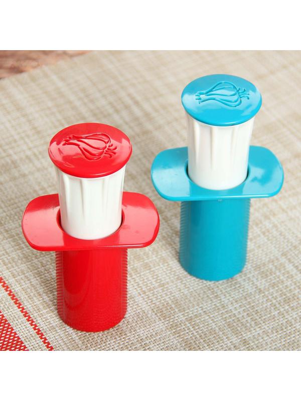 Пресс для чеснока Доляна «Конус», 11 см, цвет МИКС