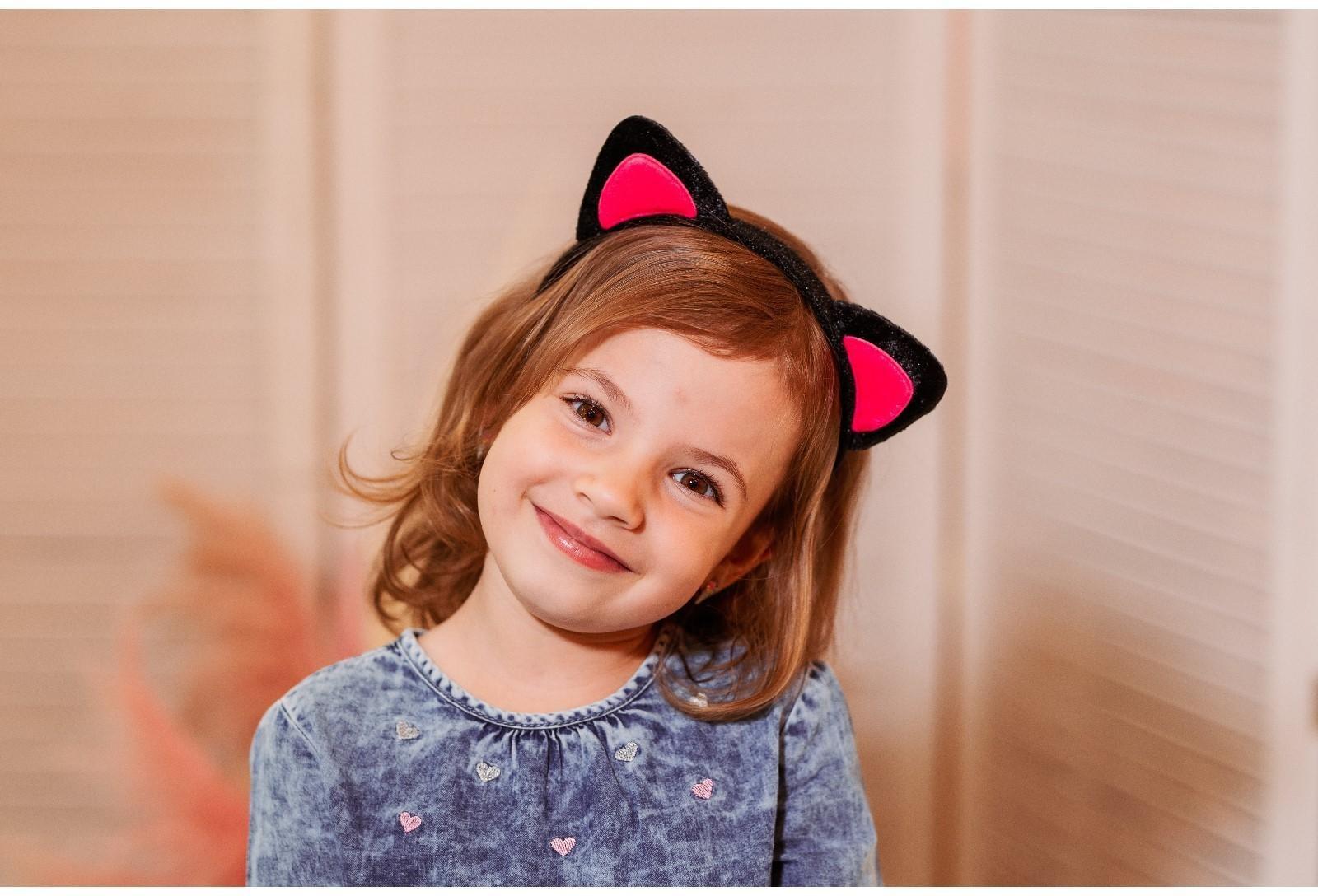 Карнавальный ободок «Ушки», цвет розовый