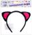 Карнавальный ободок «Ушки», цвет розовый