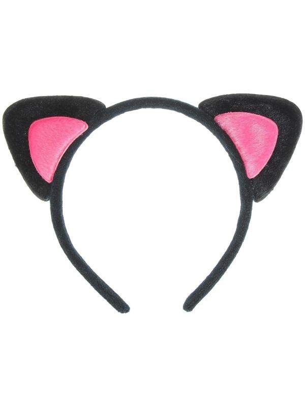 Карнавальный ободок «Ушки», цвет розовый