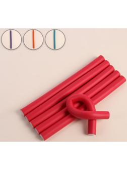 Бигуди «Бумеранг», d = 1,7 см, 23,5 см, 6 шт, цвет МИКС