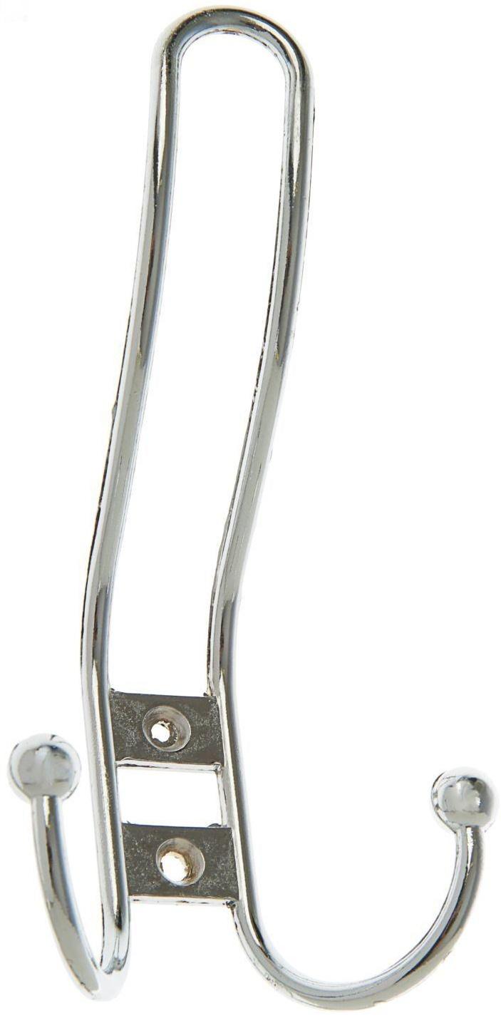 Крючок мебельный KM303CP, трёхрожковый, цвет хром