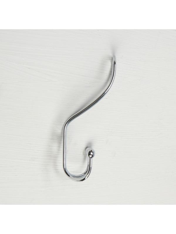 Крючок мебельный KM303CP, трёхрожковый, цвет хром