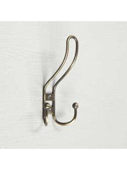 Крючок мебельный KM303AB, трёхрожковый, цвет бронза