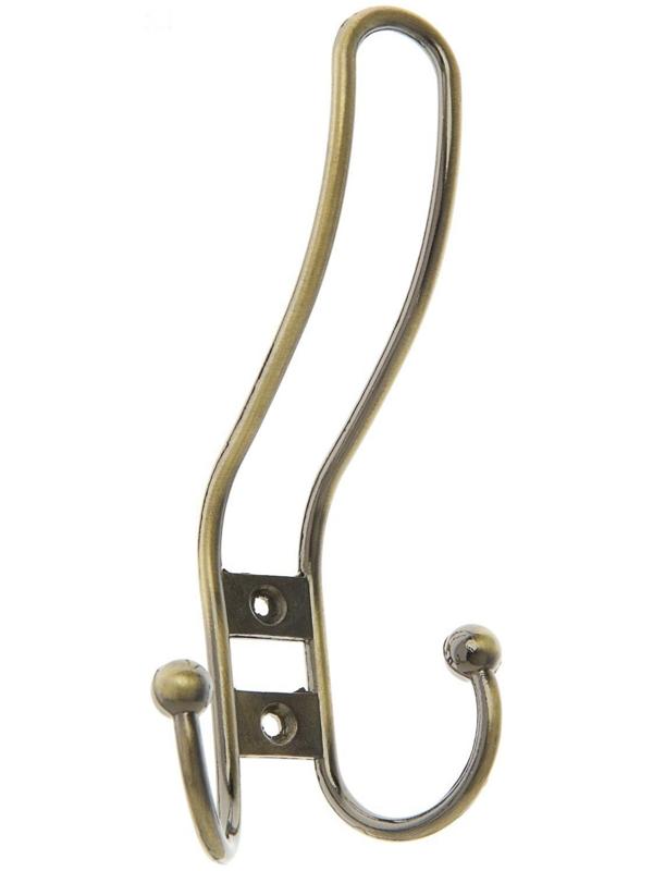 Крючок мебельный KM303AB, трёхрожковый, цвет бронза