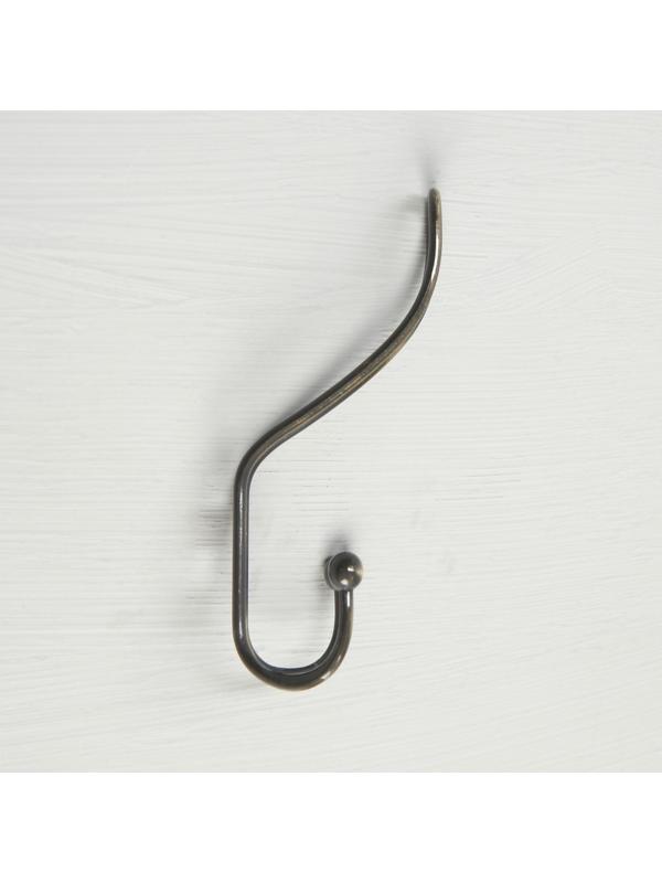 Крючок мебельный KM303AB, трёхрожковый, цвет бронза