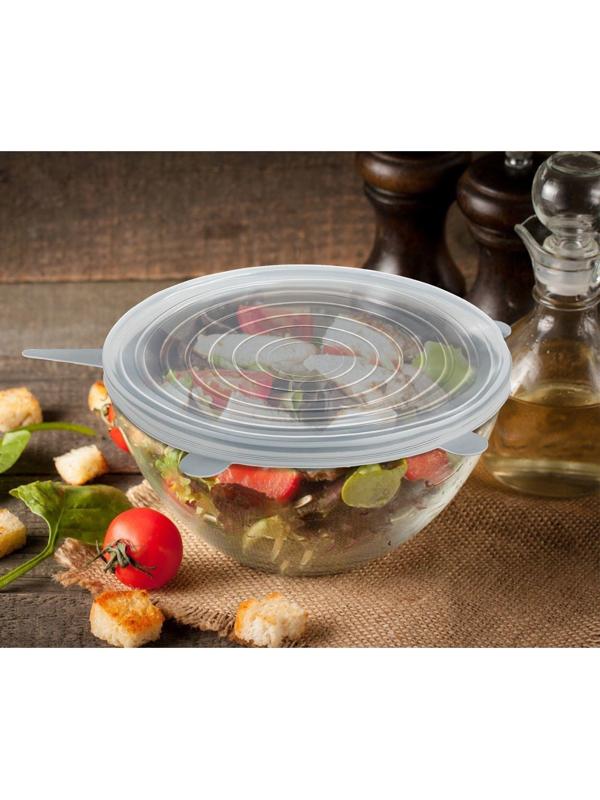 Крышка силиконовая для хранения продуктов «Черепашка», 17 см