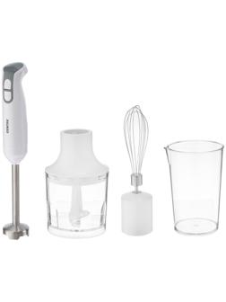 Блендер Centek CT-1336, погружной, 800 Вт, 0.3/0.6 л, 2 скорости, бело-серый