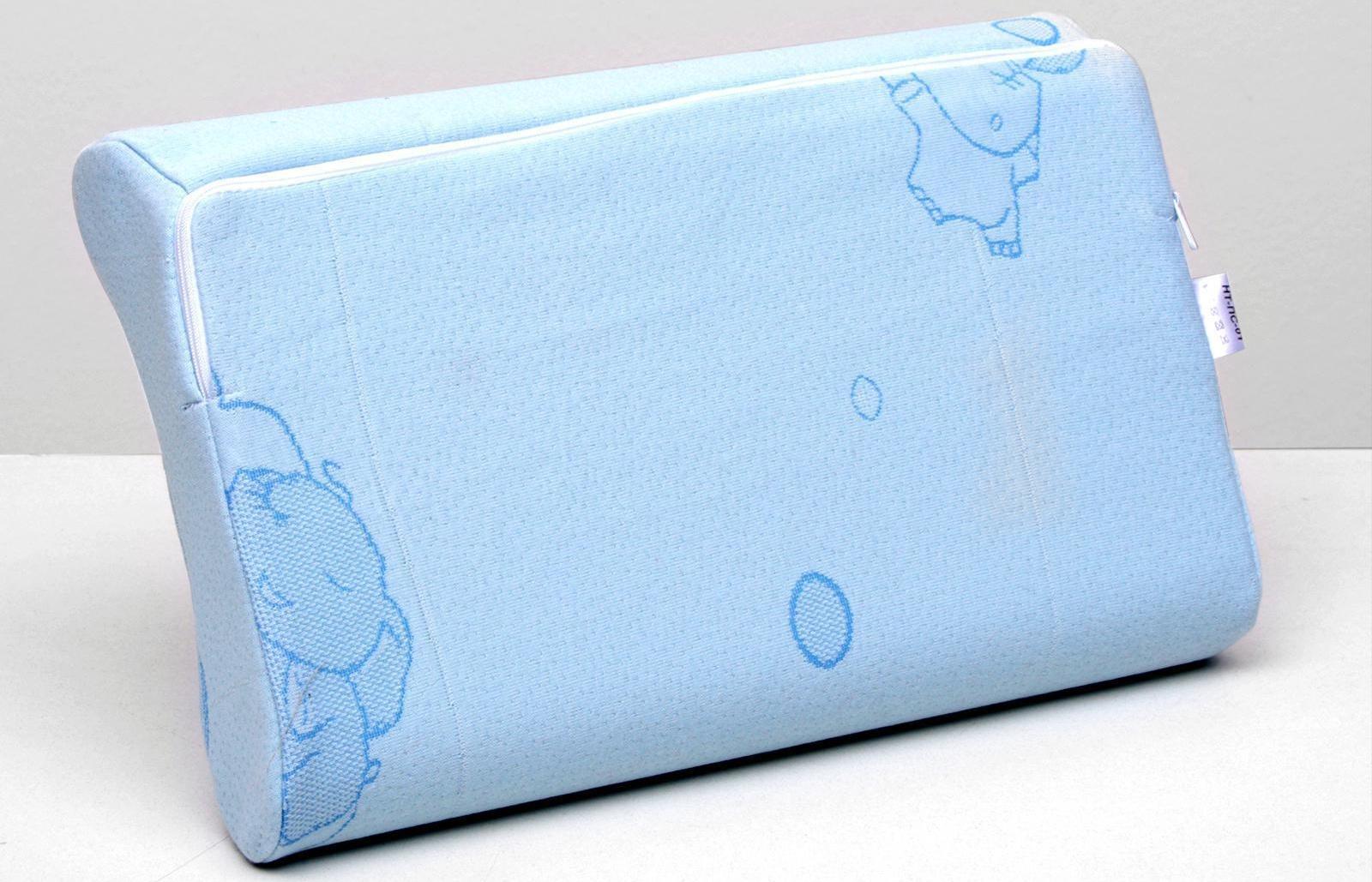 Подушка ортопедическая НТ-ПС-01, для детей, 40x25 см, валики 7/8 см